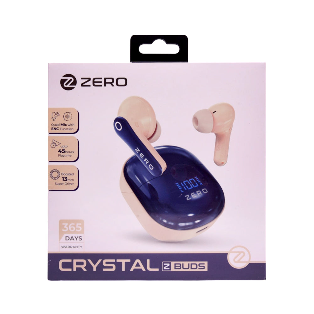 ZERO CRYSTAL Z BUDS MIDNIGHT CORAL