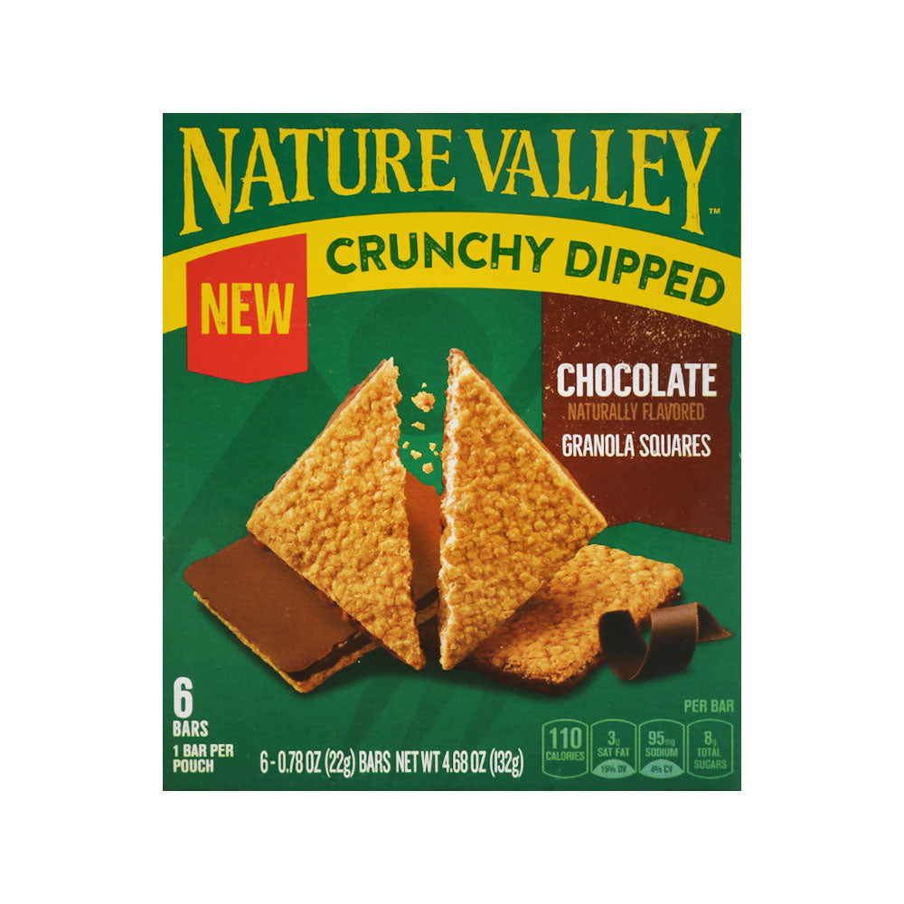 NATURE VALLEY CRUNCHY DIPPED CHOCOLATE 132 GM