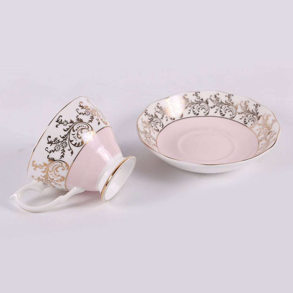 CUP & SAUCER SET ROYAL BISTRO 6PC 12-BJ-FS-016 BASIC