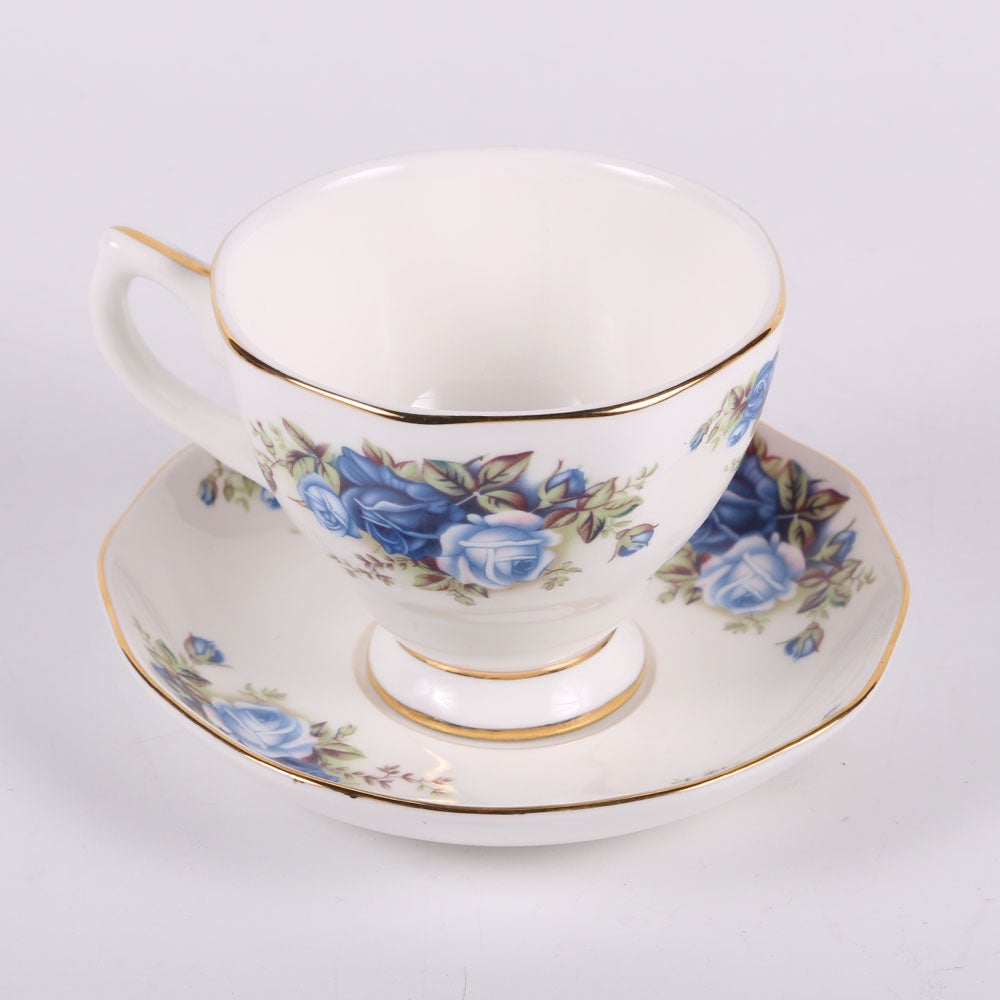 CUP & SAUCER SET ROYAL BISTRO 6PC 12-BJ-801B BASIC