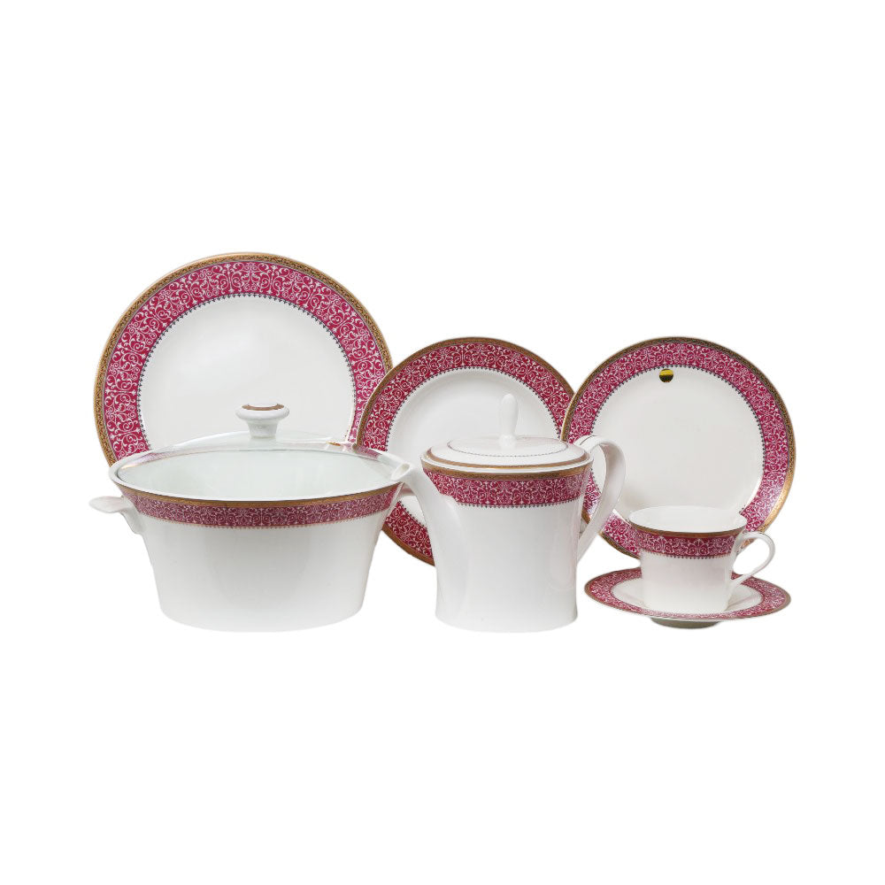 DINNER SET JOHNWOOD 87PC W15C05G
