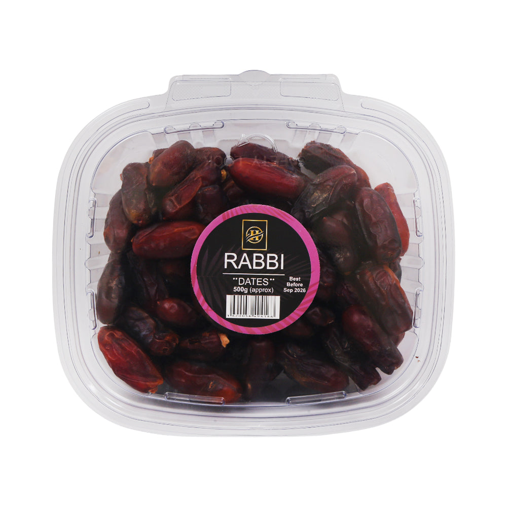 HASSAN RABBI DATES 500 GM BOX
