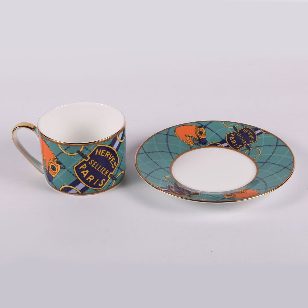 CUP & SAUCER SET ROYAL BISTRO 12PC 12-ZS-679G BASIC