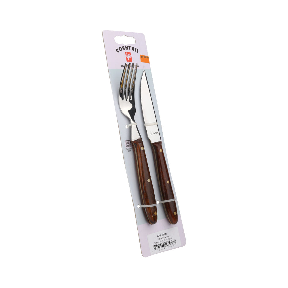STEAK FORK SET 2 PC PC