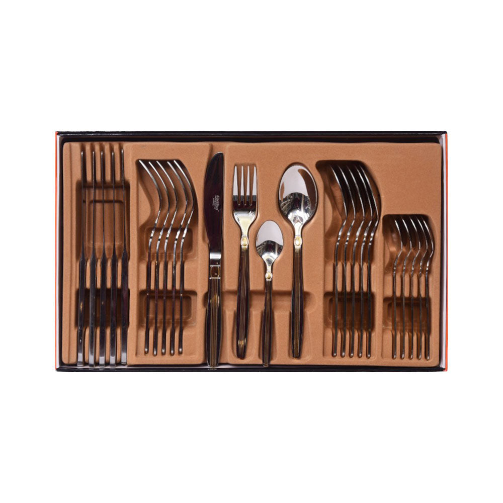 CUTLERY SET ALPEN BERG 24PC EE057 BASIC