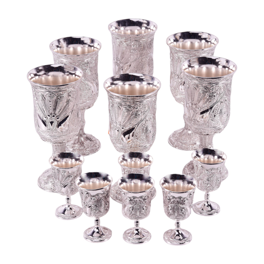 GLASS SET ORCHID TA1458 BASIC