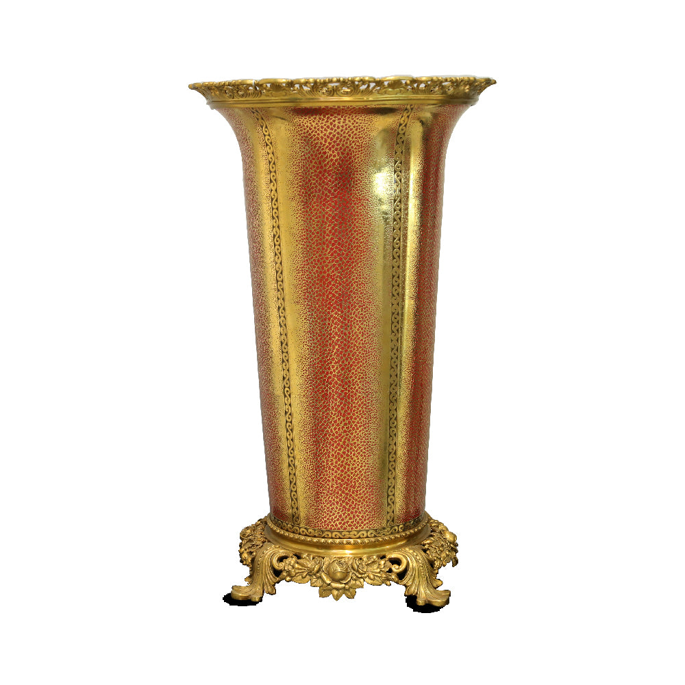 Vase Brass Fk7-V1102-1 J240-Pt29 Basic