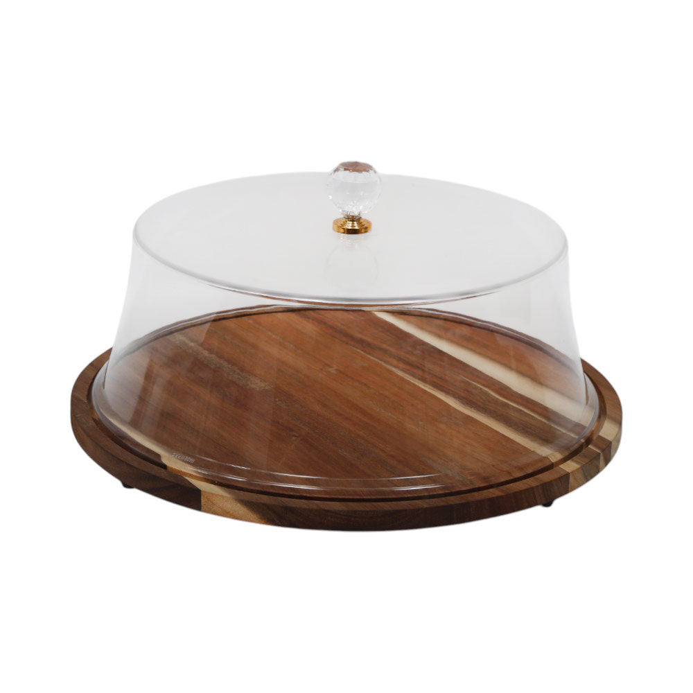 CAKE DISH ACRYLIC ROUND J4107 BASIC