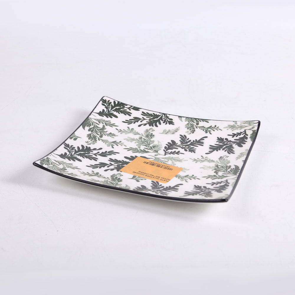 PLATE QUARTER SQUARE ROYAL BISTRO J7095G