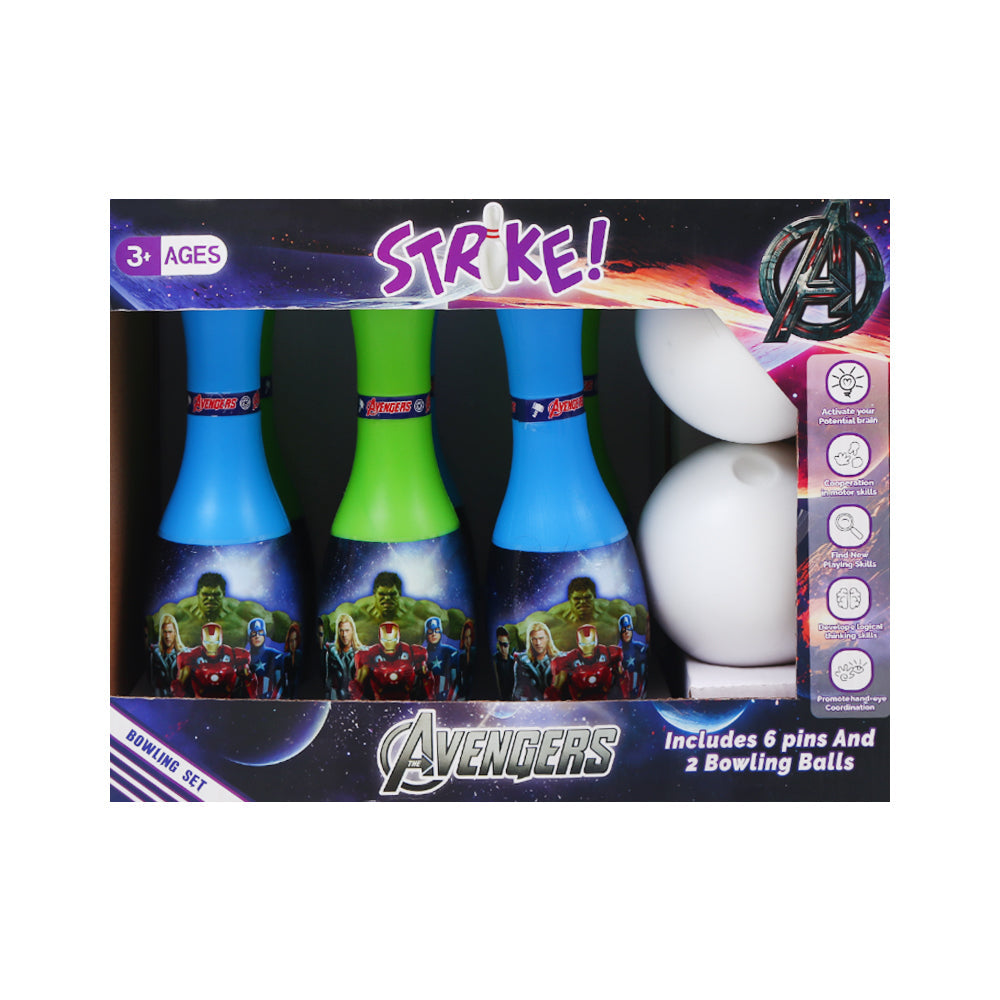 22174 BOWLING GAME AVENGERS 8PCS