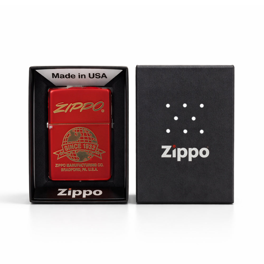 ZIPPO LIGHTER ZIPPO GLOBE DESIGN 741948150
