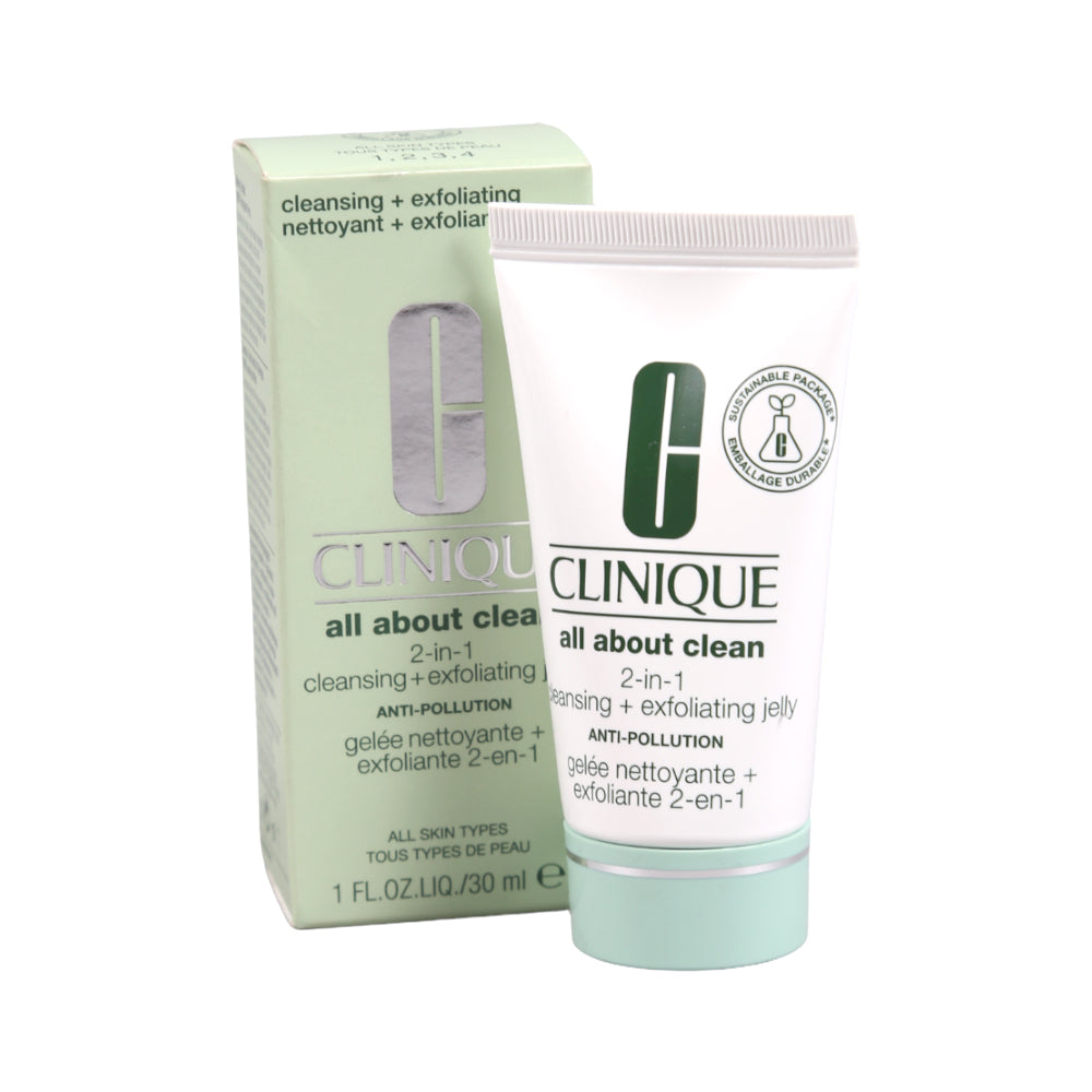 CLINIQUE ALL ABOUT CLEAN 2IN1 CLEANSING+EXFOLIATING GELING A