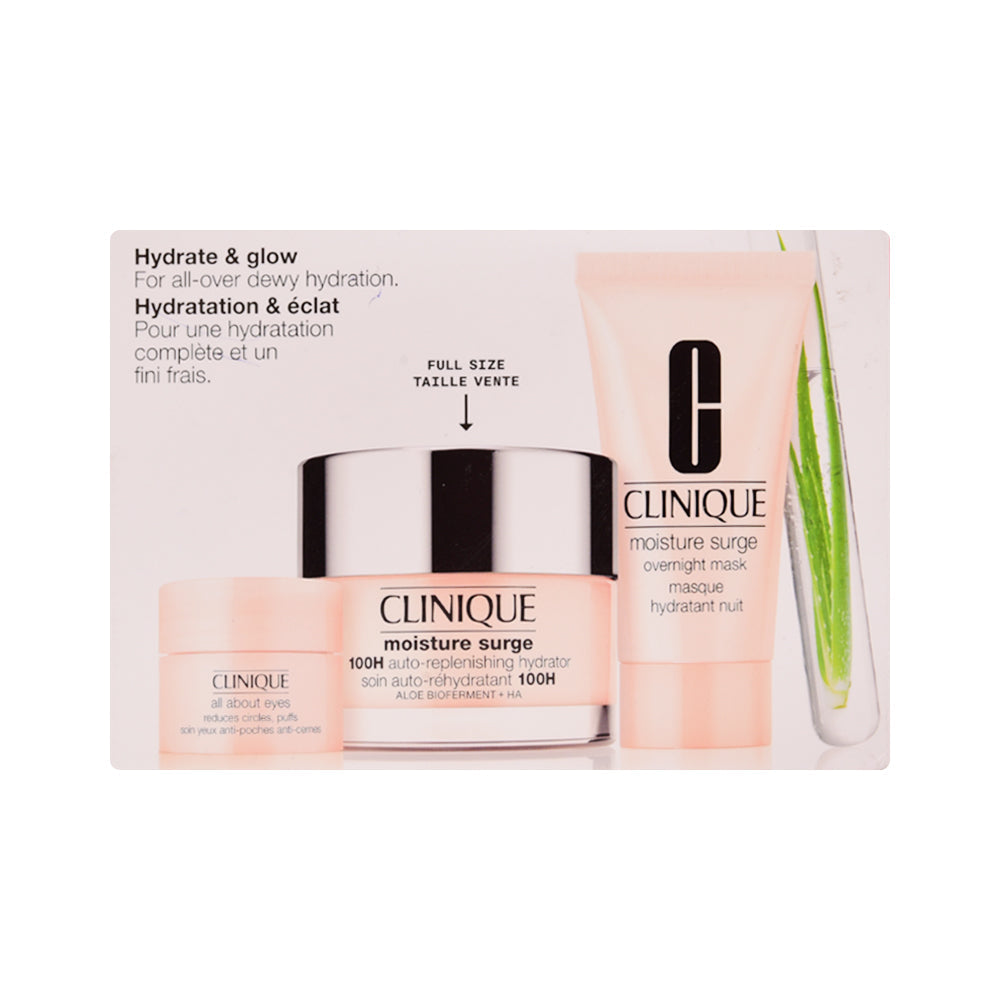 CLINIQUE HYDRATE & GLOW 3PC SET