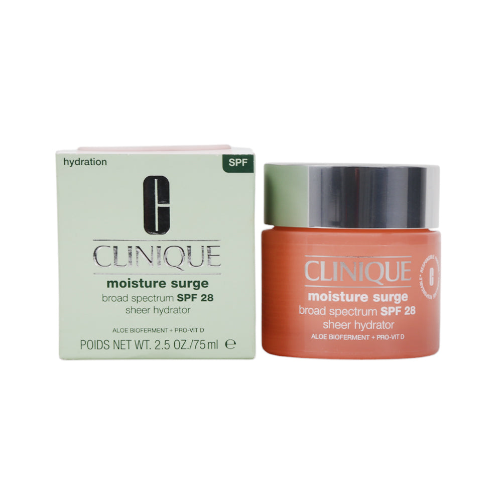 CLINIQUE MOISTURE SURGE BROAD SPECTRUM SPF-28 HYDRATOR 75ML