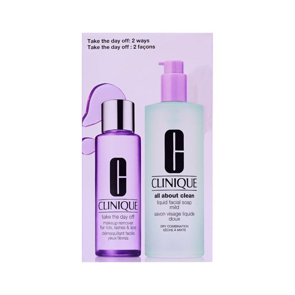 CLINIQUE TAKE THE DAY OFF 2WAY SET NEW