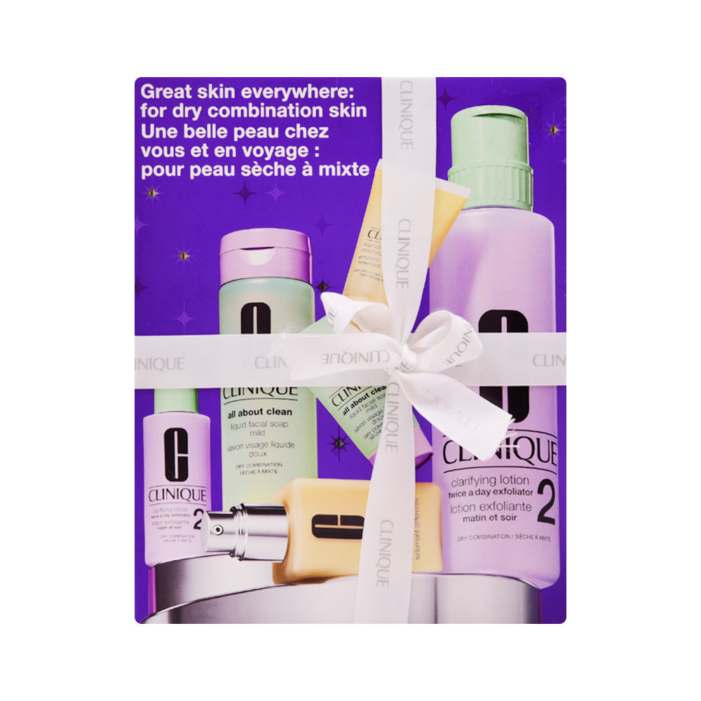 CLINIQUE GREAT SKIN EVERY WHERE SKIN CARE SET