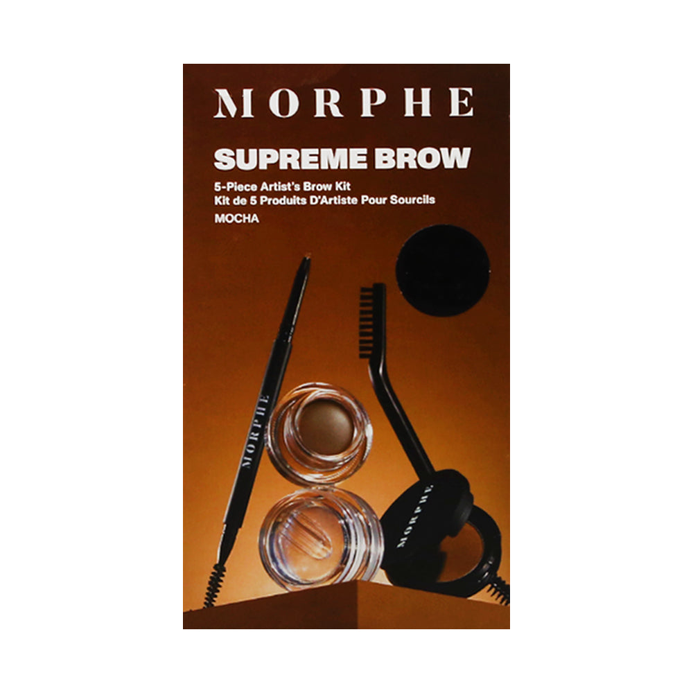 MORPHIE SUPREME BROW 5 PIECE ARTISTS BROW KIT (MOCHA)