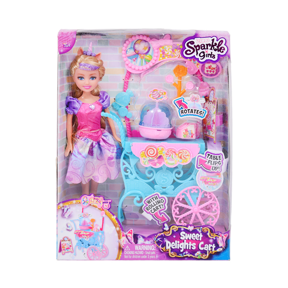 10082 SPARKLE GIRLZ SWEET CART DOLL A.I