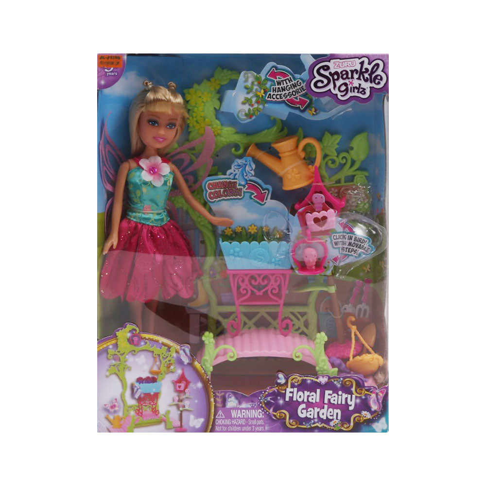 10081 SPARKLE GIRLZ FLORAL FAIRY GARDEN DOLL A.I