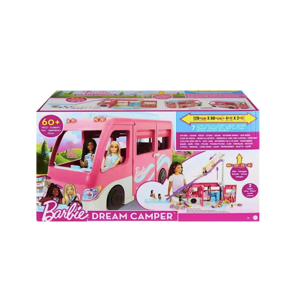 HCD46 BARBIE DREAM CAMPER SET 60+ PCS A.I