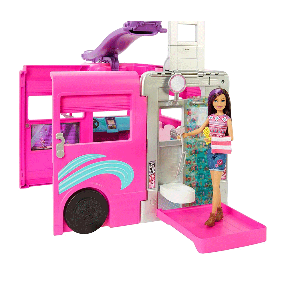 HCD46 BARBIE DREAM CAMPER SET 60+ PCS A.I