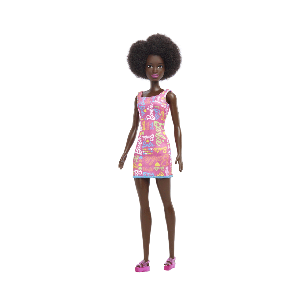 GBK92 GRB FLOWER DRESS BLACK DOLL HGM58