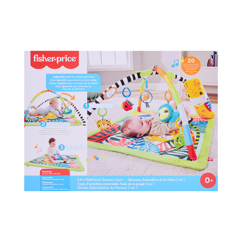 HJW08 FP RAINFOREST SENSORY PLAY GYM 3-IN-1 A.I
