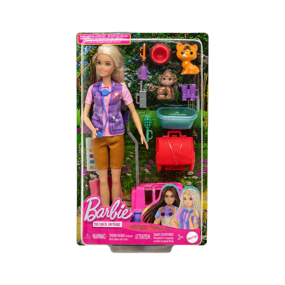 HRG50 BARBIE ANIMAL RESCUE & RECOVER DOLL A.I