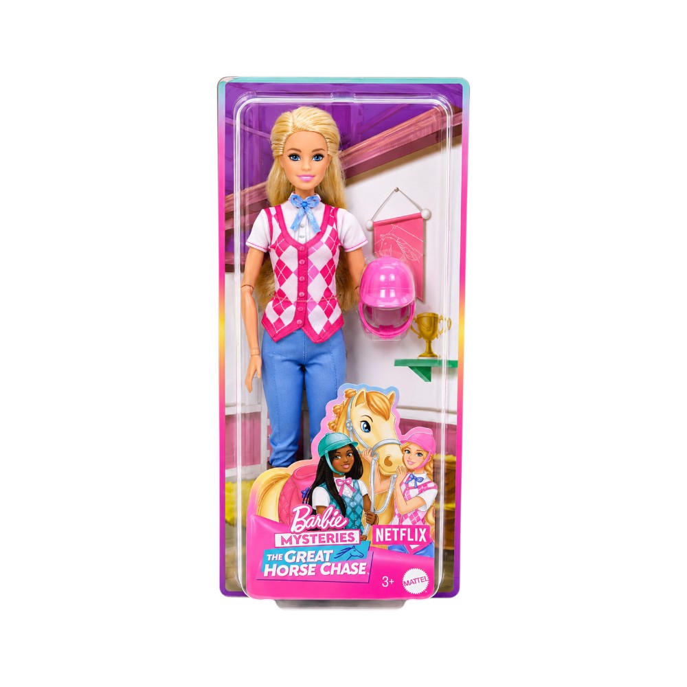 HXJ38 BARBIE THE GREAT HORSE CHASE DOLL A.I