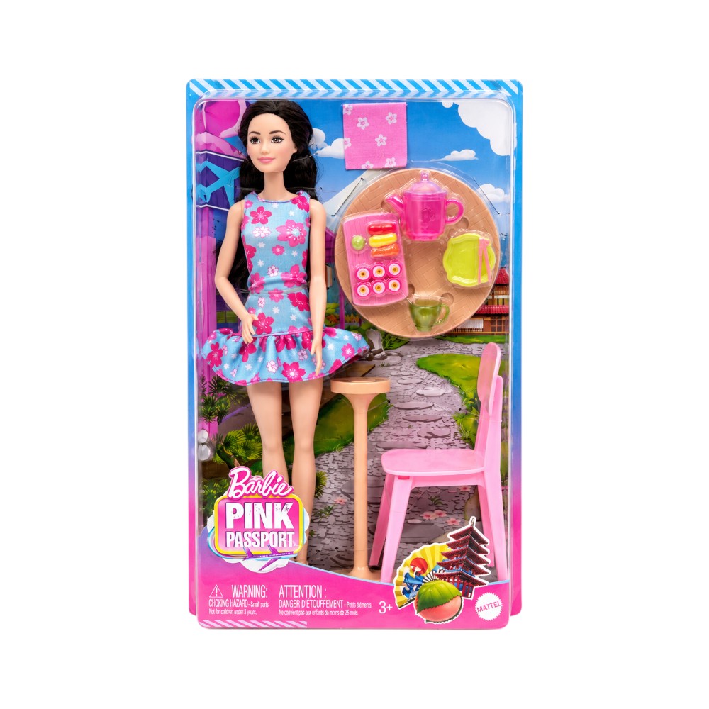 JFL65 BARBIE PINK PASSPORT JAPAN CAF DOLL A.I