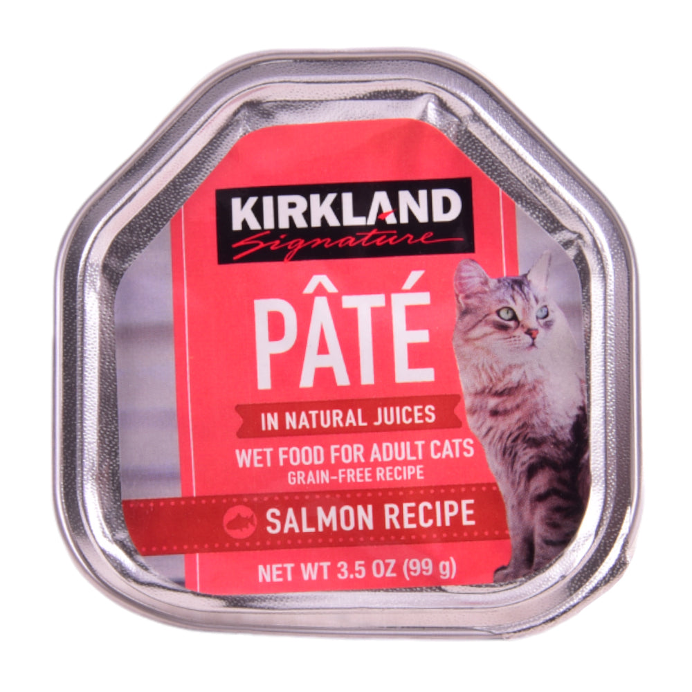 KIRKLAND SIGNATURE CAT FOOD SALMON RECIPE 99G