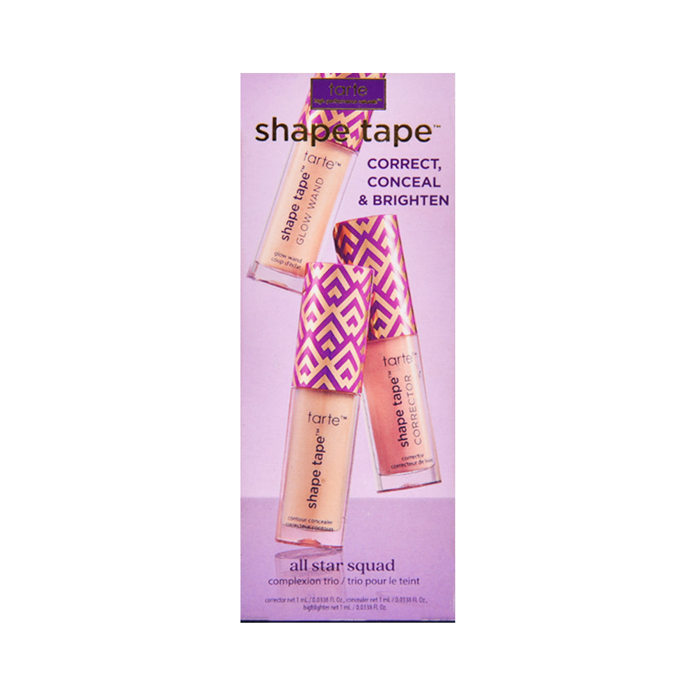 TARTE SHAPE TAPE TRIO 22N LIGHT-NEUTRAL PEACH & ALIGHT 1ML