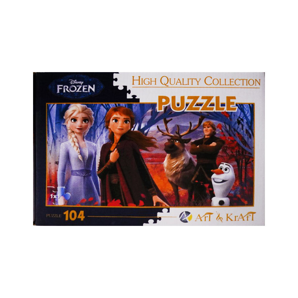 19930 DISNEY FROZEN PUZZLE 104PC SET H.T (3+ YEAR)