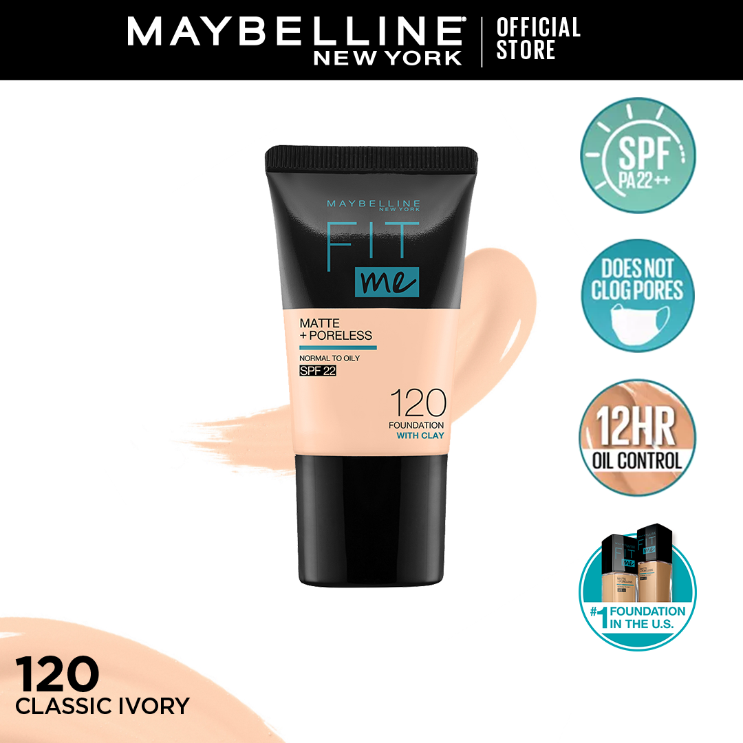 Maybelline New York Fit Me Matte & Poreless Liquid Foundation 18ml Mini Tube