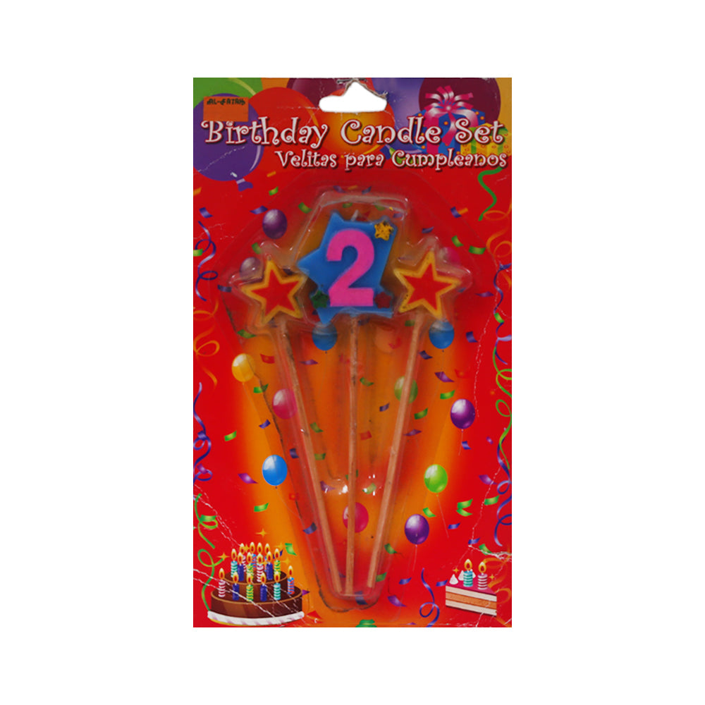 CLASSY BIRTHDAY CANDLE 1 TO 10 BEST