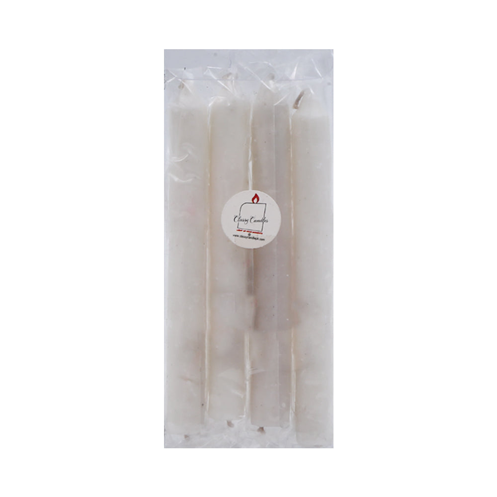 CLASSY PLAIN CANDLE 8 INCH PACK
