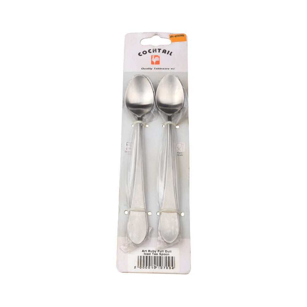 ICE CREAM SPOON COCKTAIL RUBY 6 PC SET