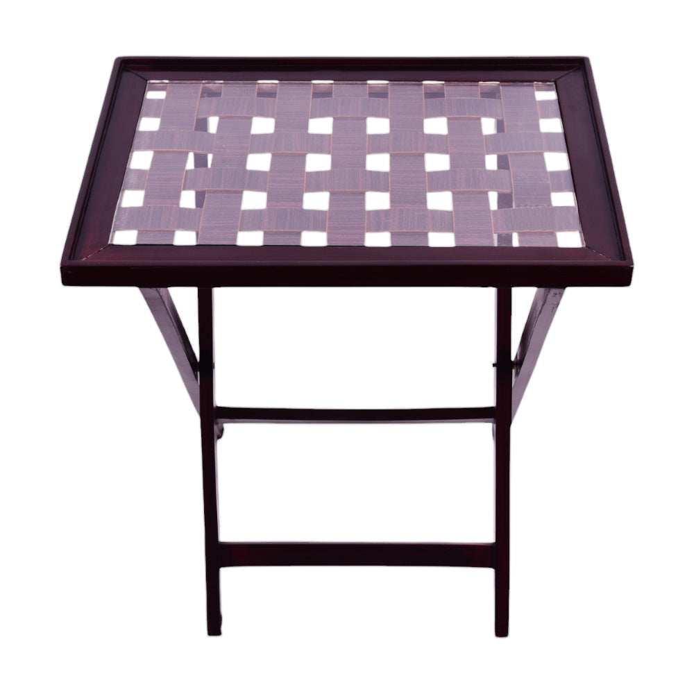 TEA TABLE FOLDING NET D-BROWN