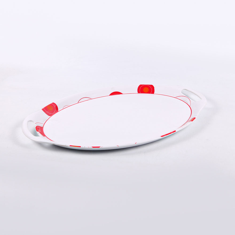 TRAY THAI MELAMINE OVAL LARGE 707 PC