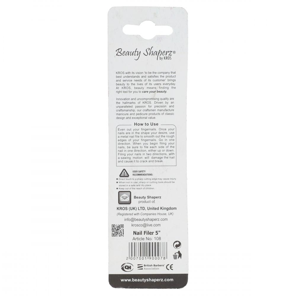 KROS BEAUTY SHAPERZ NAIL FILER DOUBLE SIDED 5 108 PC