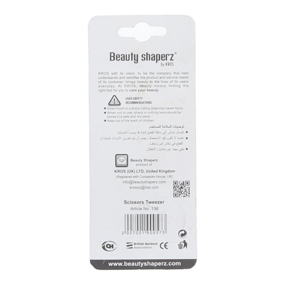 KROS BEAUTY SHAPERZ SCISSOR TWEEZER PC