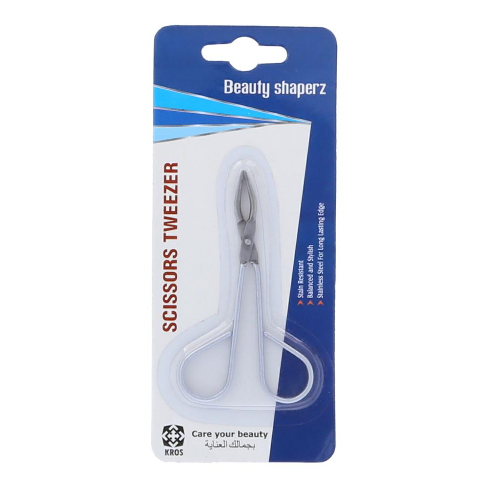 KROS BEAUTY SHAPERZ  SCISSOR TWEEZER  PC