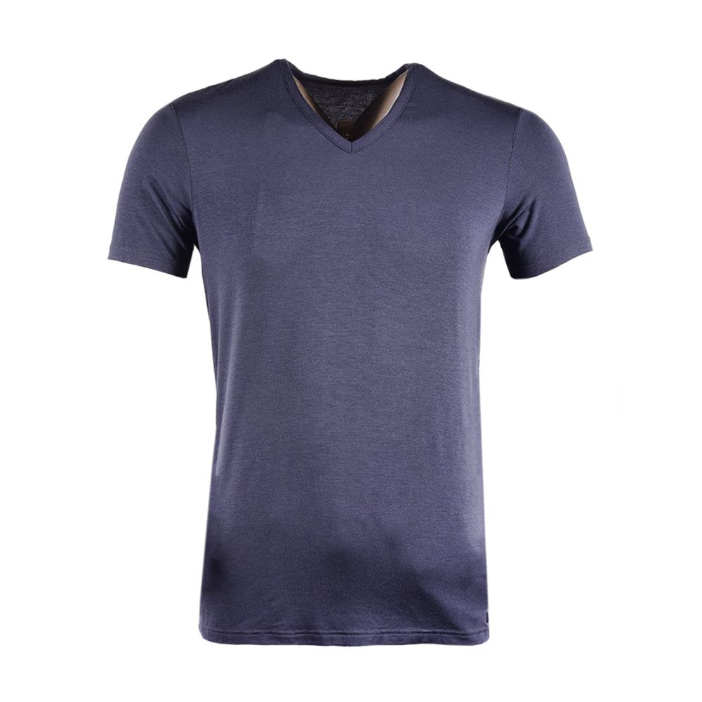 CK MEN V-NECK S/S U5563 GREY L