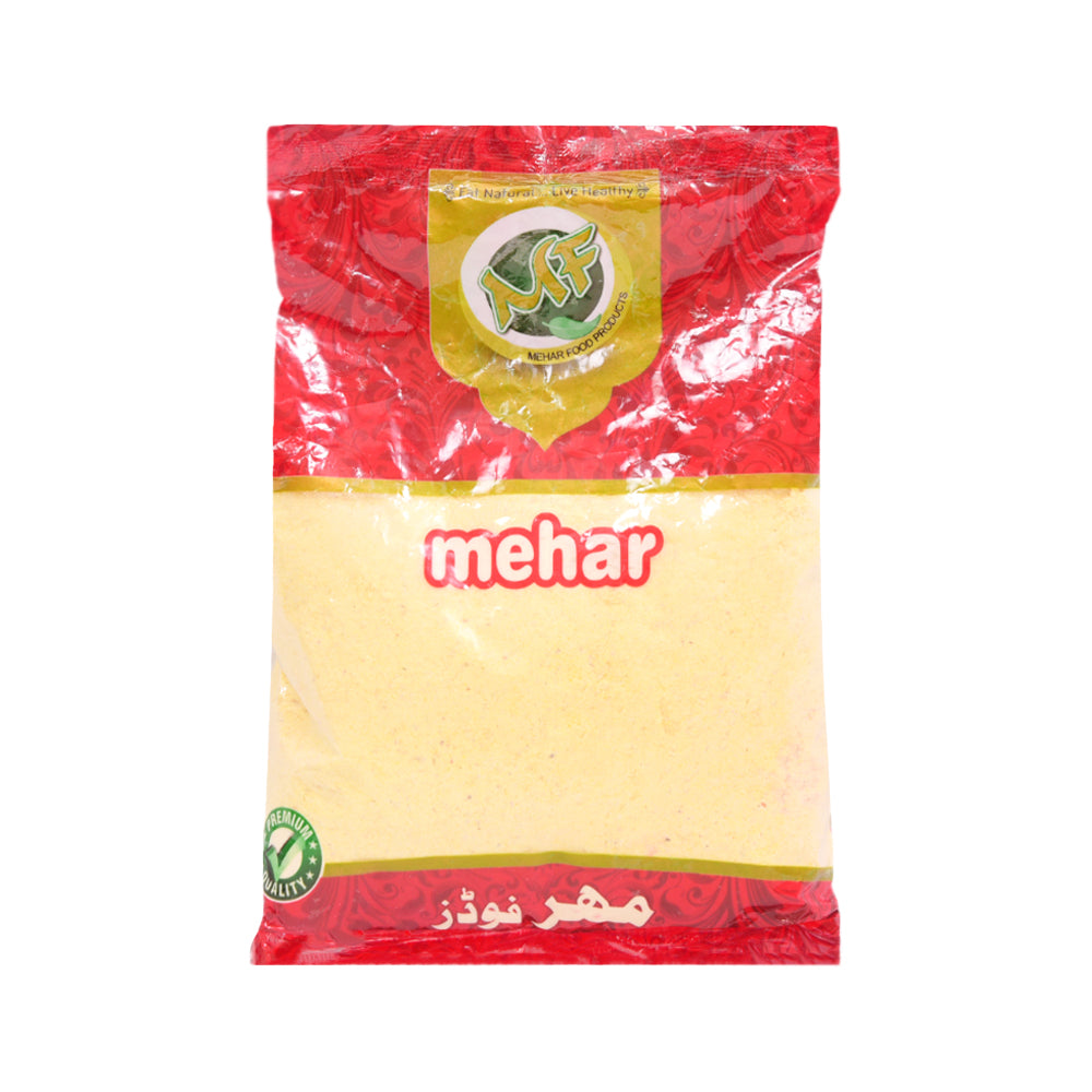 MEHAR CORN FLOUR YELLOW 500GM
