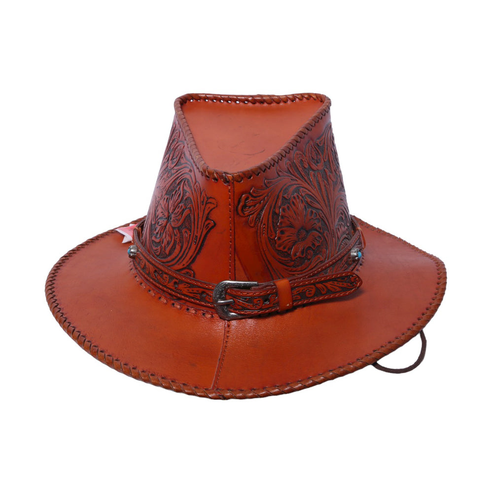 Cowboy Leather Hat Ir 70--72