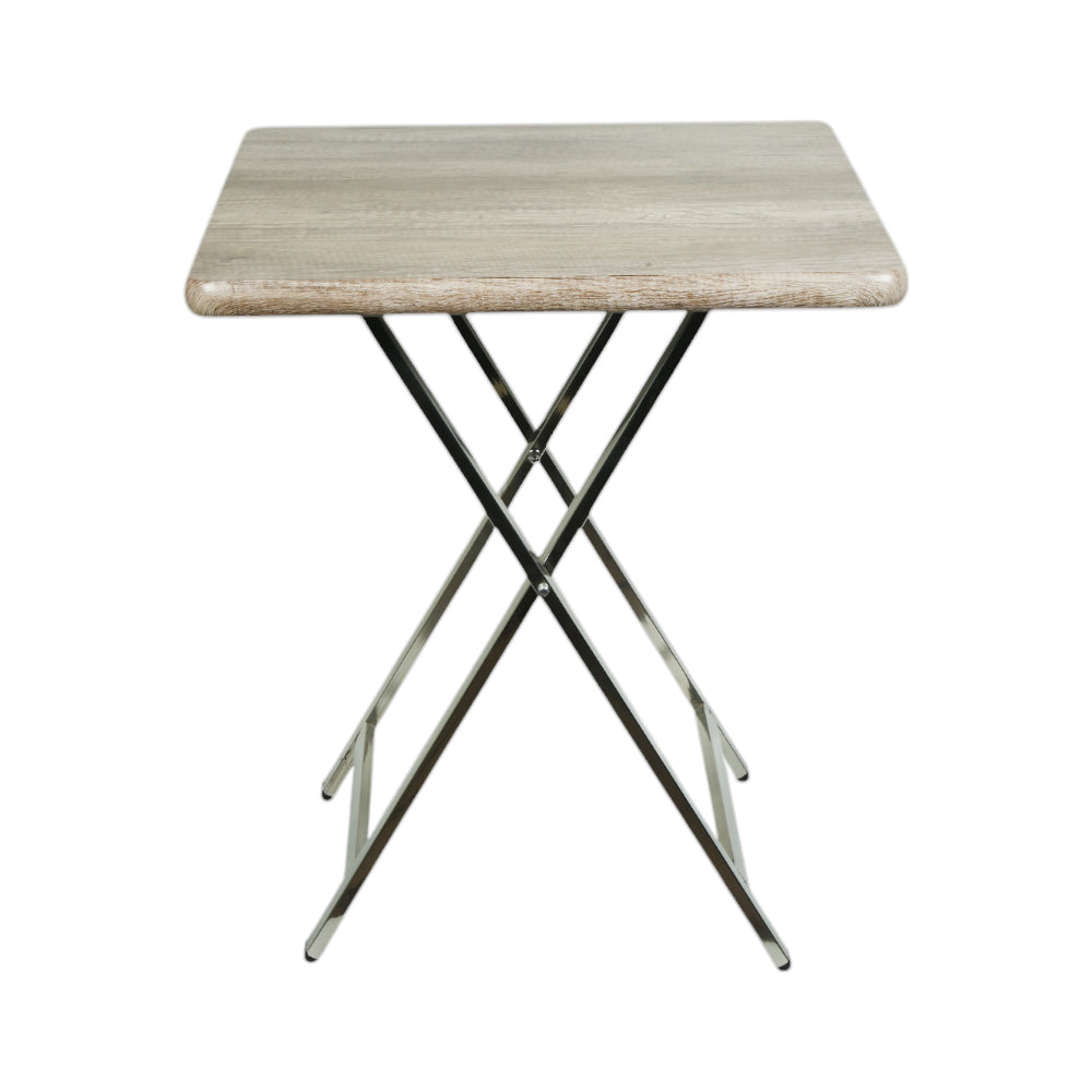 TABLE FOLDING SS KHAKI GRAY
