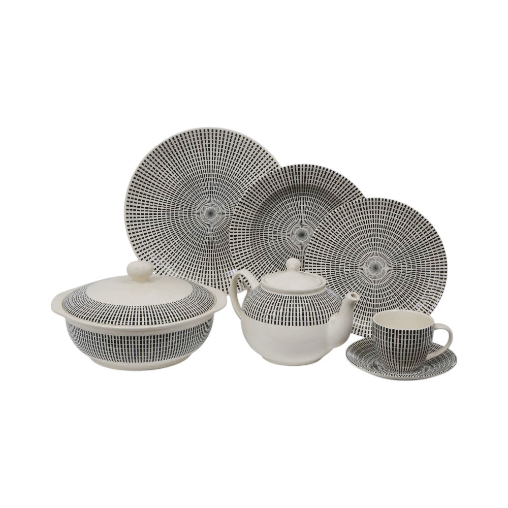 DINNER SET 85PC CLAYTON 1703LS