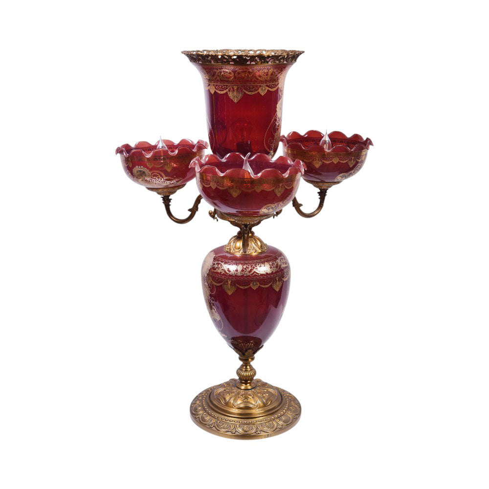 LAMP CRYSTAL BRASS XM06-3-W PA155-507-1