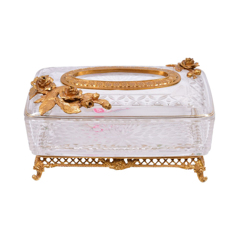 TISSUE BOX BRASS E8-C6018-2 JSB04-20