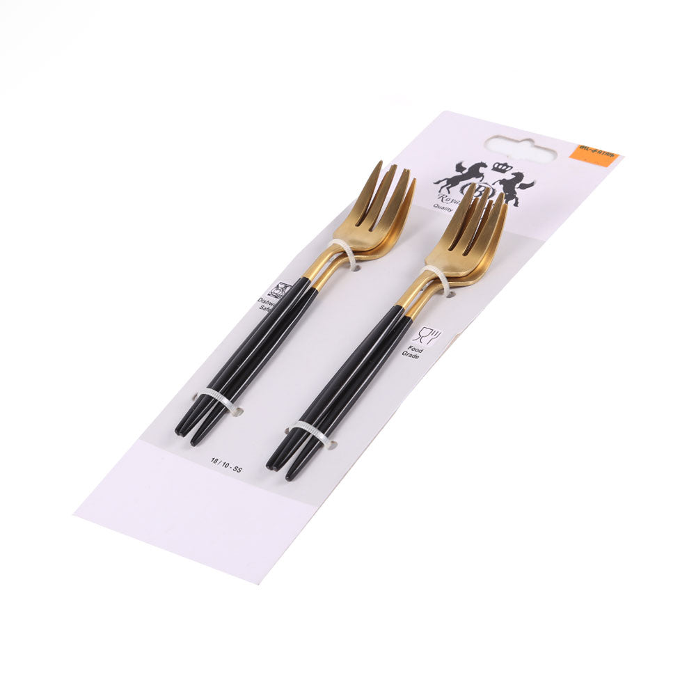 BABY FORK IR GOLD AND BLACK 2959 SINGLE PIECE (1)